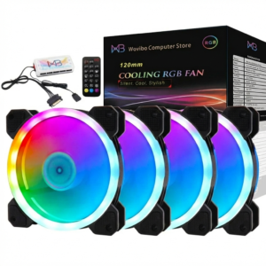 Ventilateur RGB 120 mm 6 broches – x4