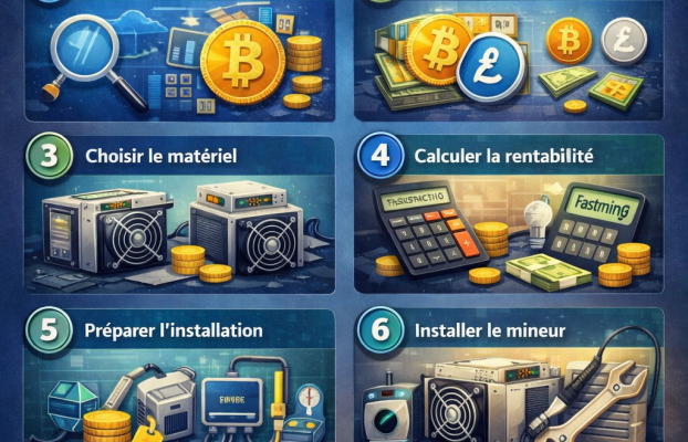Mining de Cryptomonnaie Débutant : 11 Étapes Claires et Puissantes pour Démarrer en 2026