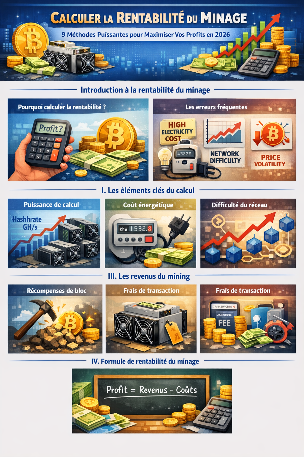 Calculer la Rentabilité du Minage : 9 Méthodes Puissantes pour Maximiser Vos Profits en 2026